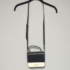 Kate Spade Black and White Crossbody Bag